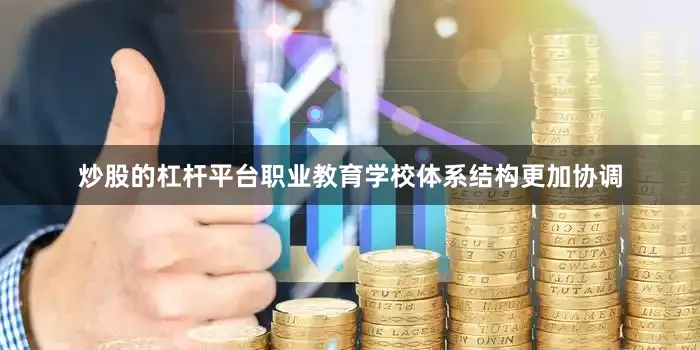 炒股的杠杆平台职业教育学校体系结构更加协调