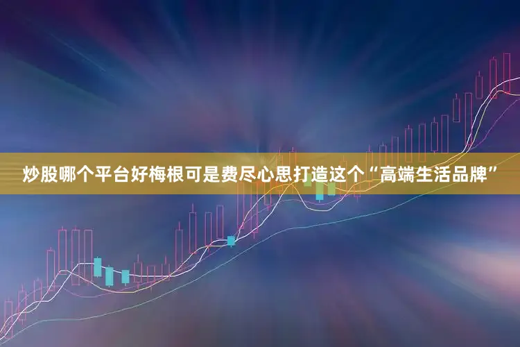 炒股哪个平台好梅根可是费尽心思打造这个“高端生活品牌”